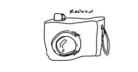 Drawing of Camera by horse