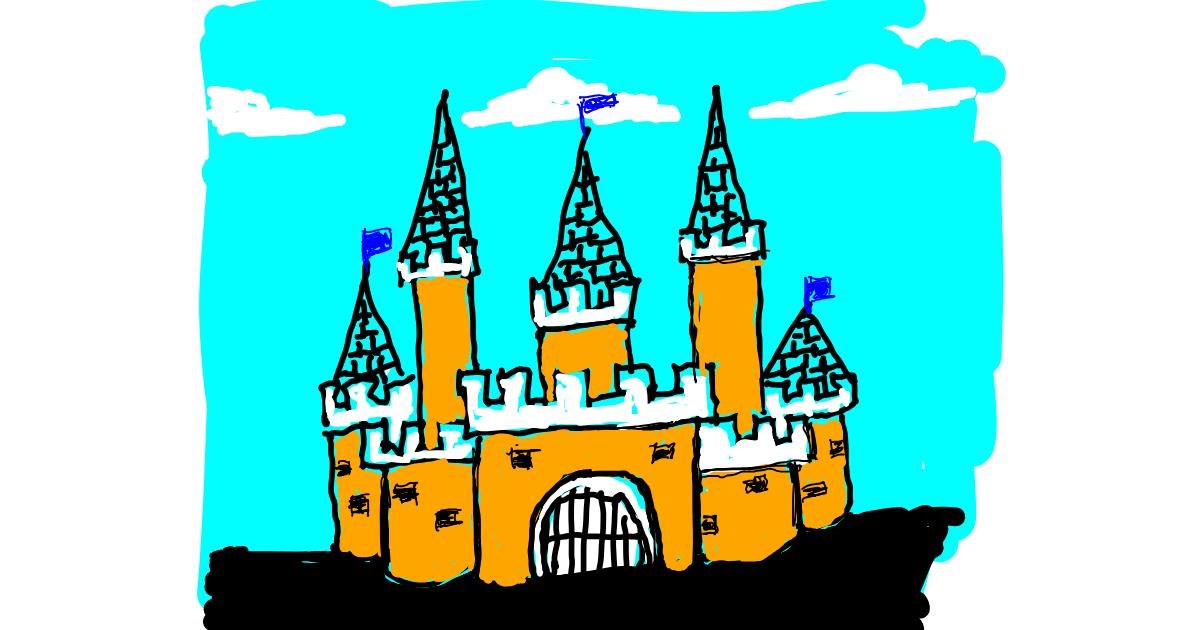 Drawing of Castle by Cherri