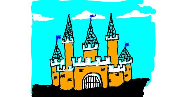 Drawing of Castle by Cherri