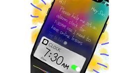 Drawing of Alarm clock by 🇭🇰 Acem Lam