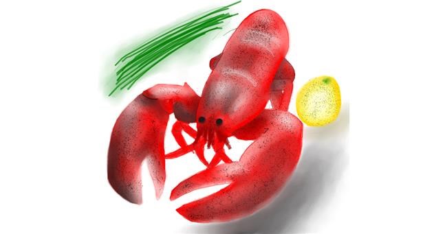 Drawing of Lobster by 🇭🇰 Acem Lam