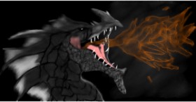 Drawing of Dragon by Çhåching
