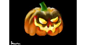 Drawing of Pumpkin by laur@whaleums