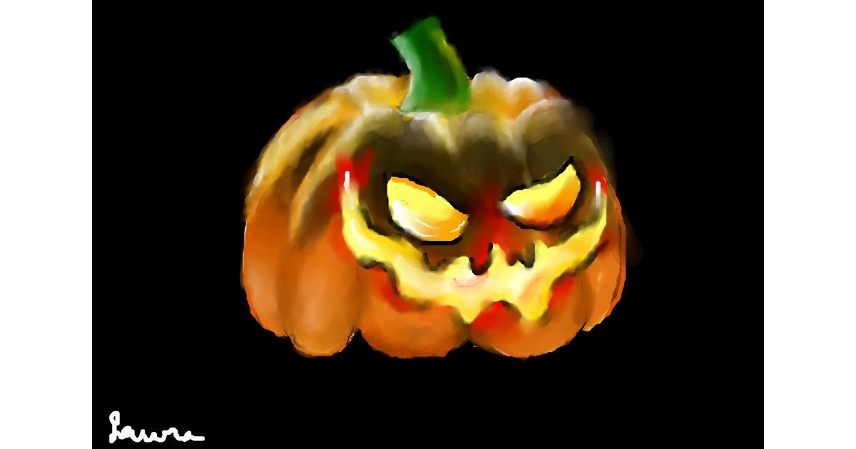 Drawing of Pumpkin by l7o5lnam