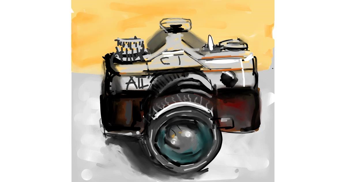 Drawing of Camera by Ankita Sharma
