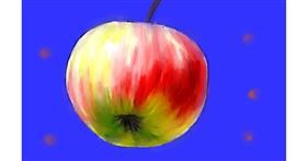 Apfel-Zeichnung von Herbert