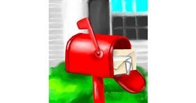 Drawing of Mailbox by ⋆su⋆vinci彡