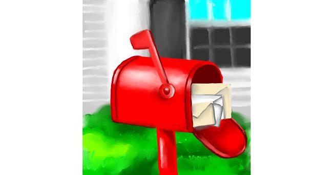 Drawing of Mailbox by ⋆su⋆vinci彡
