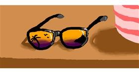 Sonnenbrille-Zeichnung von TidoudouMlesfrites ♥