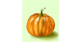 Drawing of Pumpkin by Яна