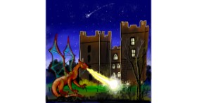 Drawing of Castle by Leah