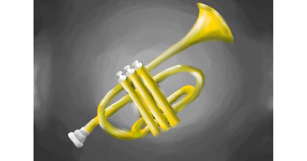 Drawing of Trumpet by IceCream