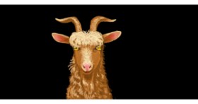 Drawing of Goat by shiNIN