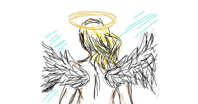 Drawing of Angel by zade