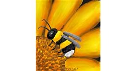 Drawing of Sunflower by GreyhoundMama