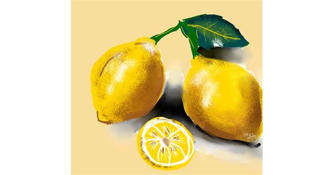 Drawing of Lemon by Shaurya 🇮🇳👳