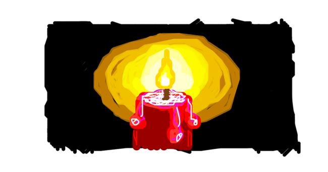 Drawing of Candle by 👁️ Shei 👁️