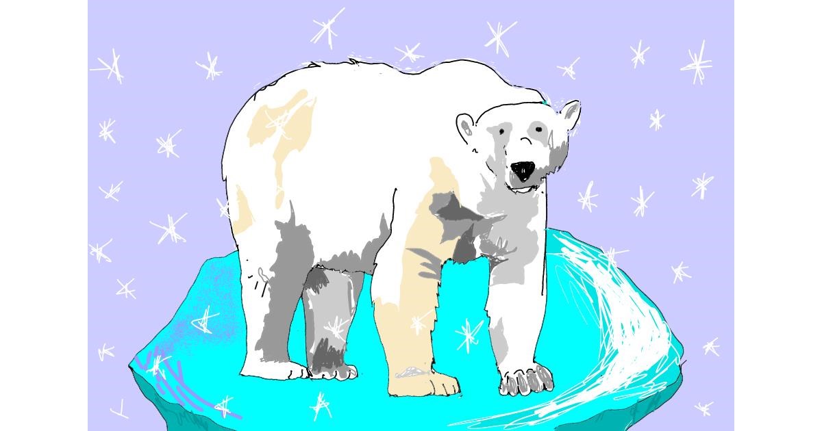 Drawing of Polar Bear by ThasMe13