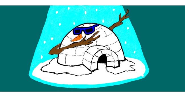 Drawing of Igloo by Ziluolan