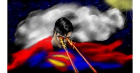 Drawing of Superman by Çhåching