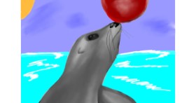 Drawing of Seal by Randar