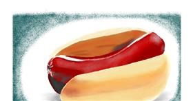Drawing of Hotdog by Chipakey