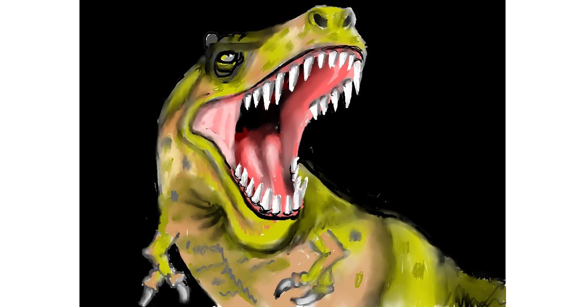 Drawing of Dinosaur by SAM AKA MARGARET 🙄