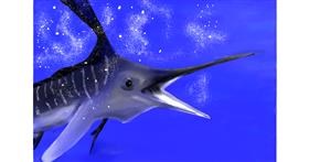 Schwertfisch-Zeichnung von Betula