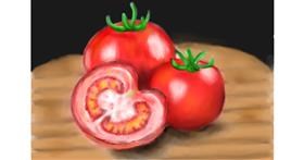 Drawing of Tomato by Wizard