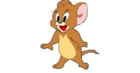 Drawing of Jerry (Tom & Jerry) by Annae