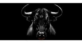 Stier-Zeichnung von Annie