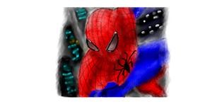 Drawing of Spiderman by Doodle