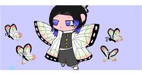 Drawing of Butterfly by neha 