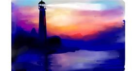Drawing of Lighthouse by Rose rocket