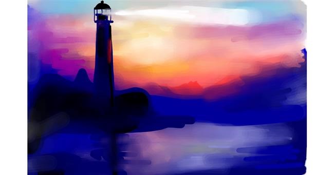 Drawing of Lighthouse by Rose rocket