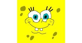 Drawing of Spongebob by 🄷🄰🅉🄴🄻