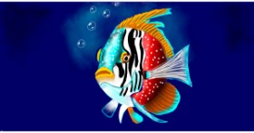 Drawing of Fish by Eclat de Lune