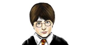 Drawing of Harry Potter by RadiouChka