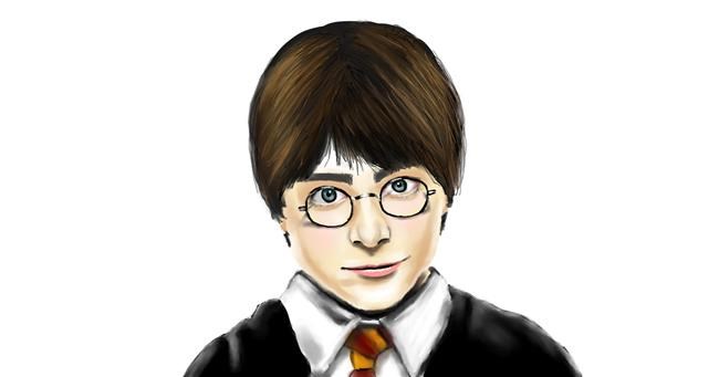 Drawing of Harry Potter by RadiouChka