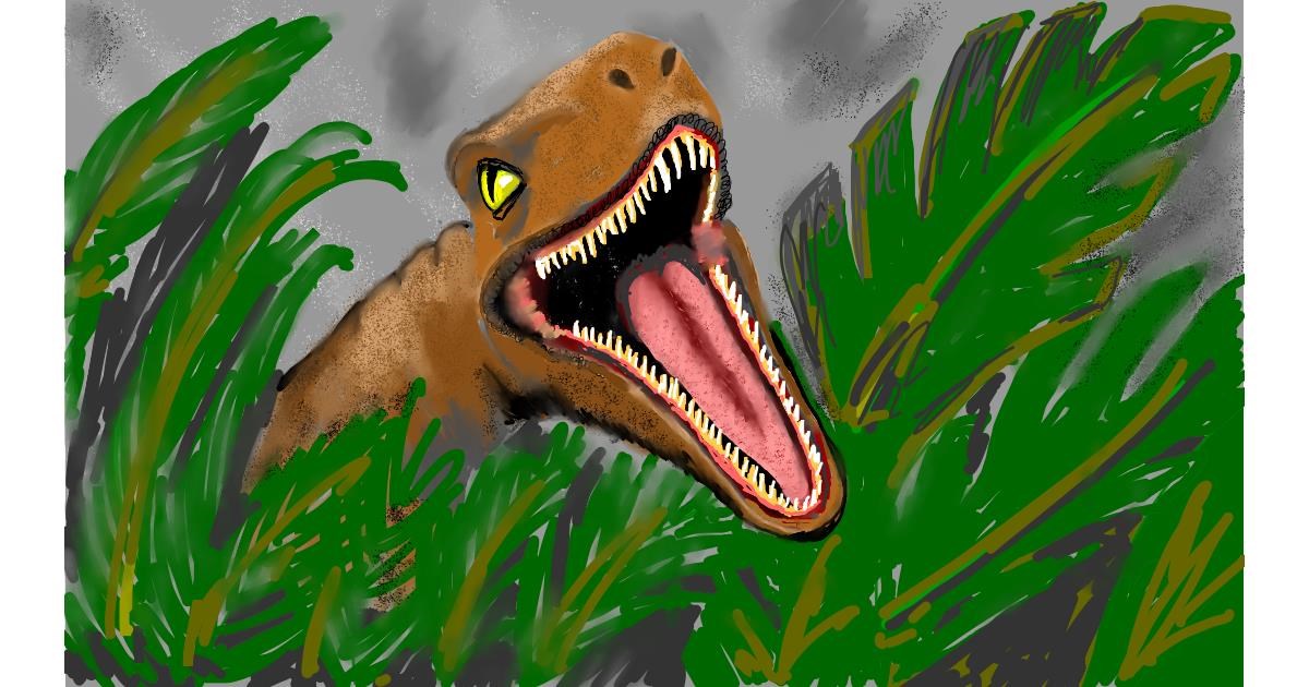 Drawing of Dinosaur by SAM AKA MARGARET 🙄