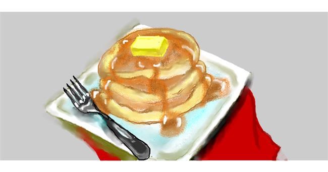Drawing of Pancakes by DebbyLee
