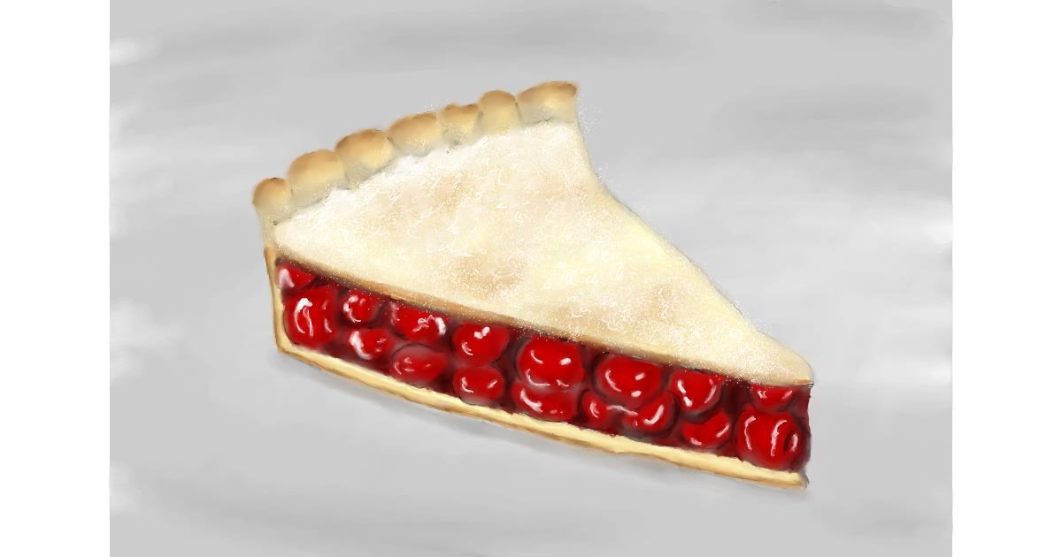 Drawing of Pie by Wizard