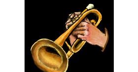 Trompete-Zeichnung von kk