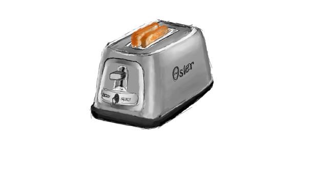 Drawing of Toaster by Güber Gru