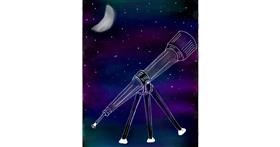 Drawing of Telescope by Lahari