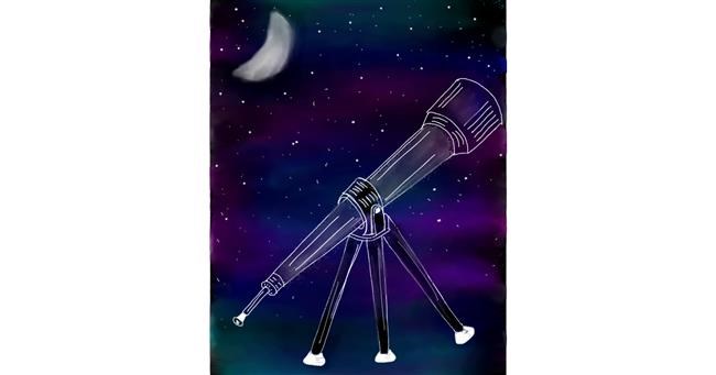 Drawing of Telescope by Kiara