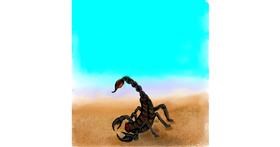 Drawing of Scorpion by Syeirah 