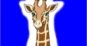 Drawing of Giraffe by InessA