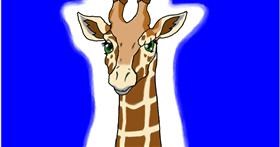 Drawing of Giraffe by InessA