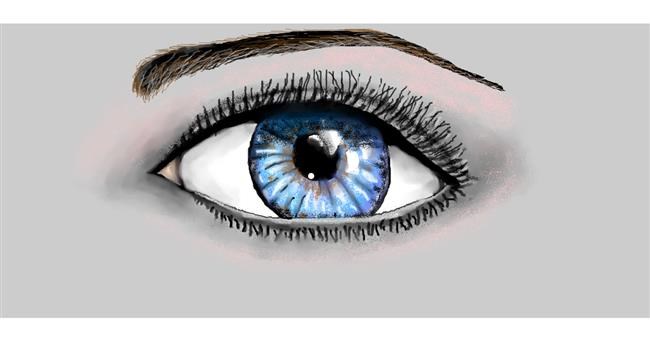Drawing of Eyes by DebbyLee